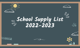  School Supply List 2022-2023